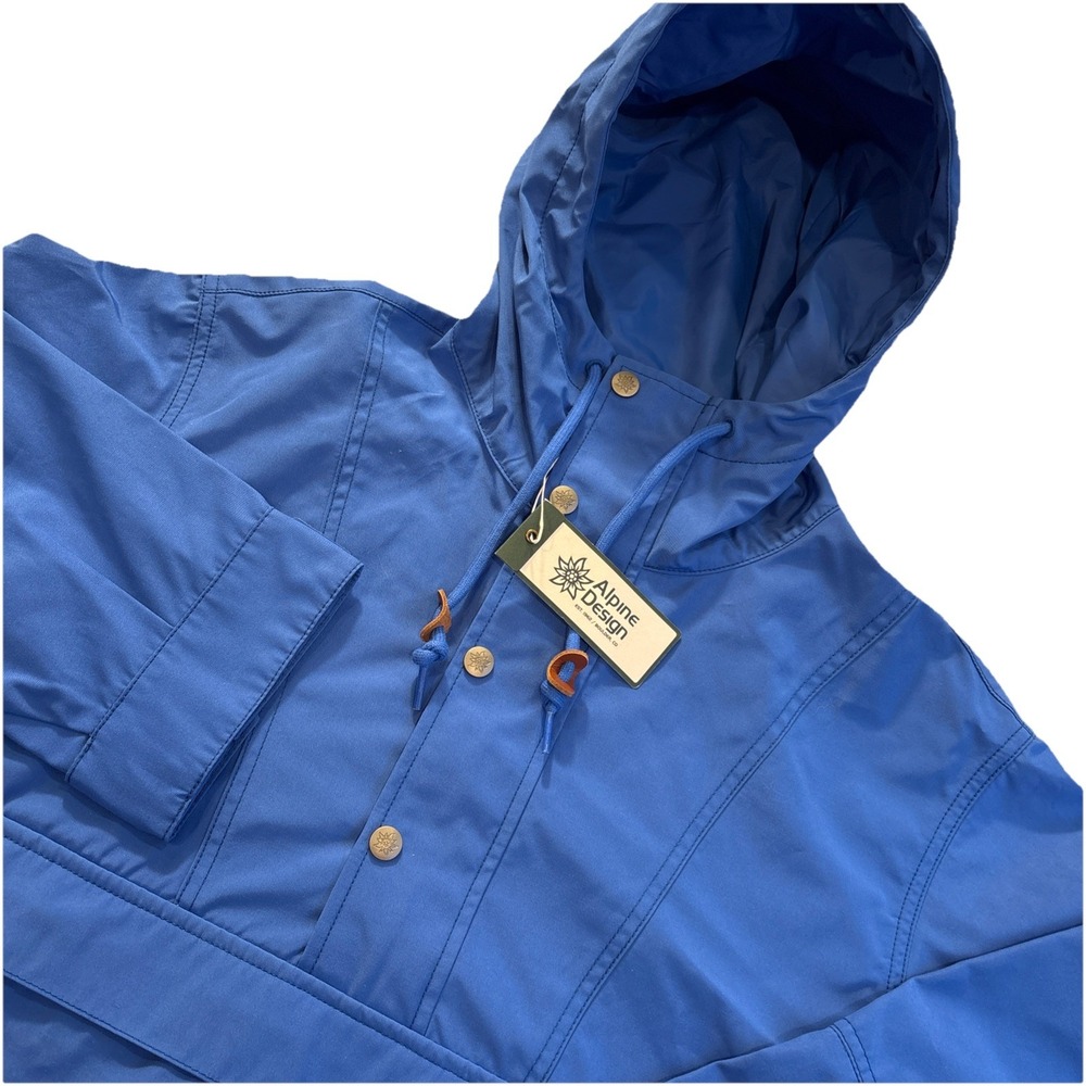 ALPINE DESIGN Blue Infusion 1962 Anorak Water Repellent Wind Resistant Men's MED